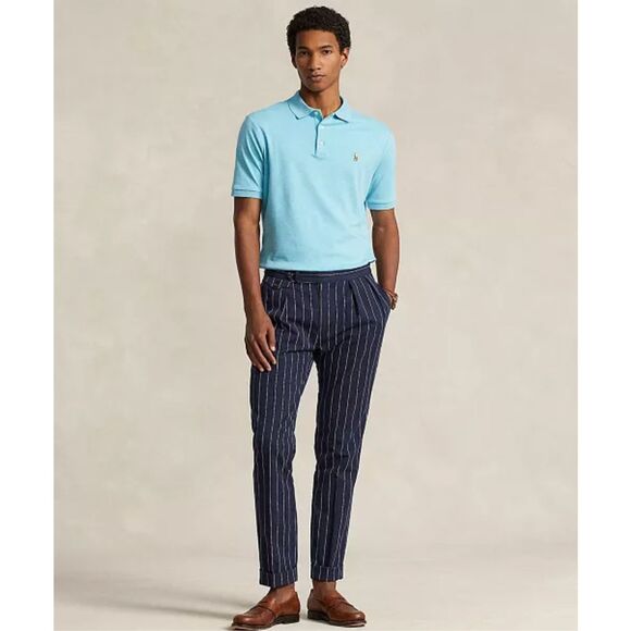 Polo Ralph Lauren NWT Classic Fit Soft Cotton Polo Turquoise Nova Heather Small - Picture 4 of 5